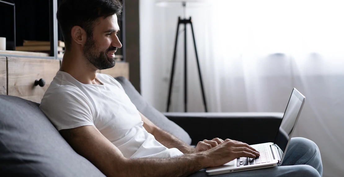 Man On Couch Cropped
