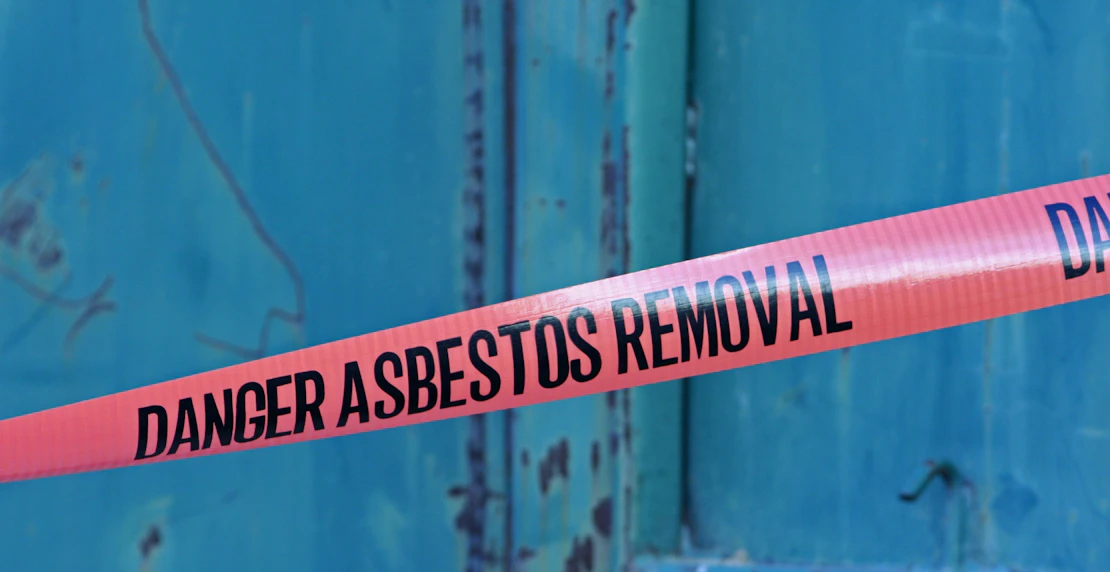 Danger Asbestos Tape Cropped