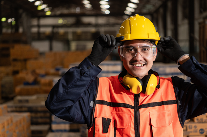 Worksafe month worker factory