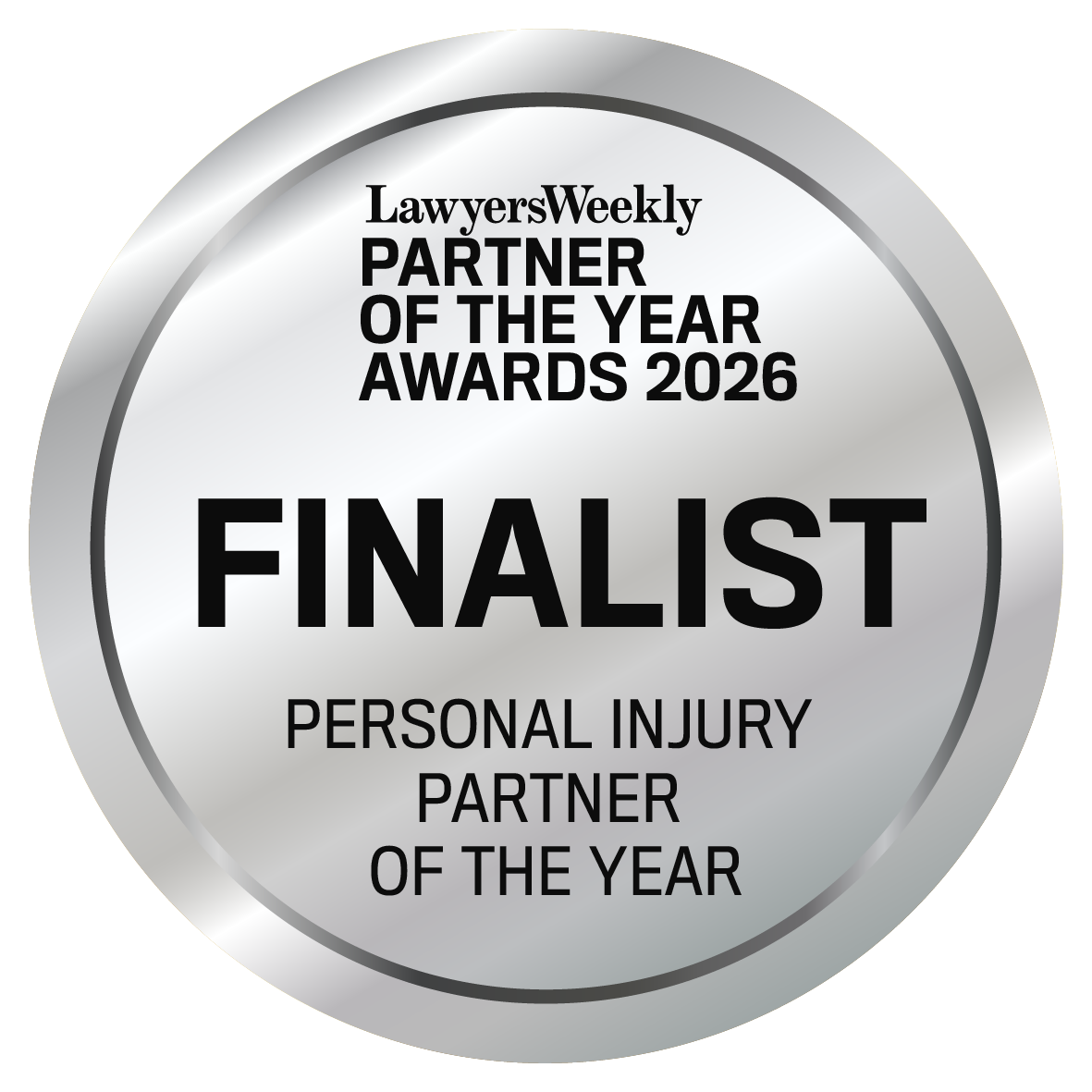 POTY26 Seals Finalists Personal Injury Partner of the Year