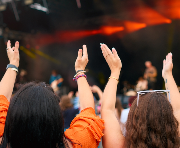 People at festival