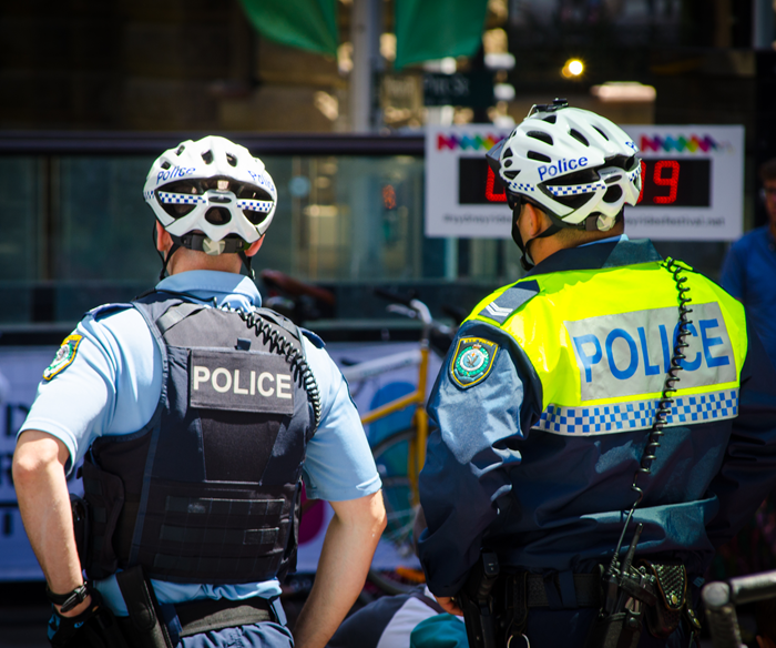 Police on bike